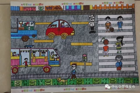 作品名称:《交通安全》