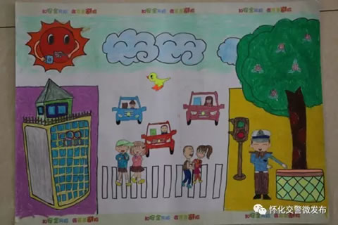 作品名称:《交通安全从小事做起》