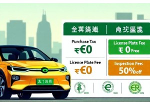 新能源车新车上牌费用比燃油车便宜多少
