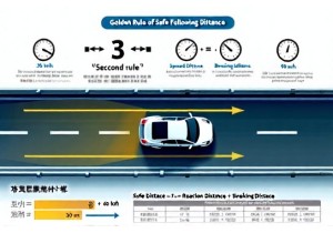 驾驶知识黄金法则跟车距离如何根据车速科学计算
