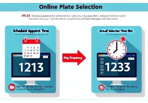 新车牌照网上选号预约时间与实际选号时段关系解析