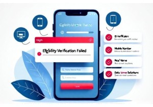 网上选号流程中提示资格校验不通过原因及解决办法
