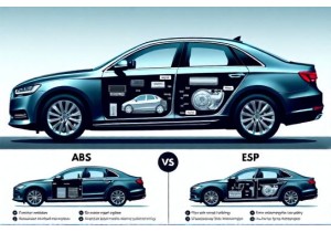 汽车知识科普ABS和ESP电子稳定系统区别与作用