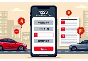 机动车网上选号系统选号结果能否修改及撤销规则
