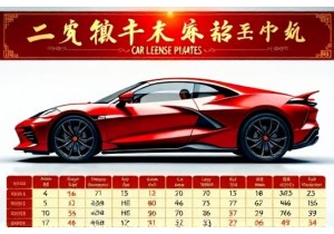车牌号码怎么选结合五行八字优选幸运数字