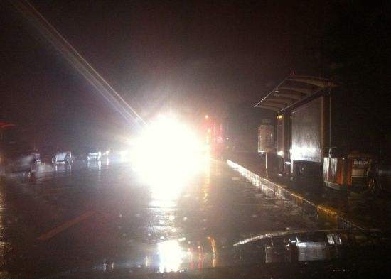 高科技来了—违法使用远光灯抓拍