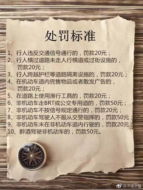 乱过路处罚标准