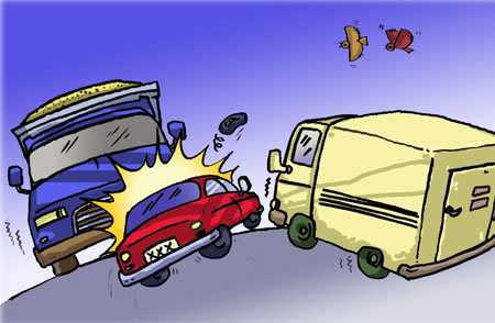 权威发布:发生再次碰撞的交通事故怎样认定各方责任