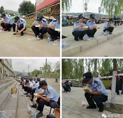 青海湖环湖赛,交警的一天