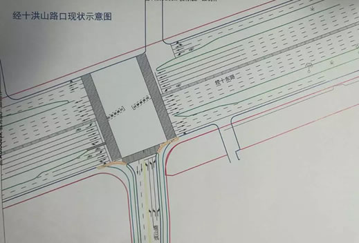 济南经十路洪山路大改造，以后去省博这样走