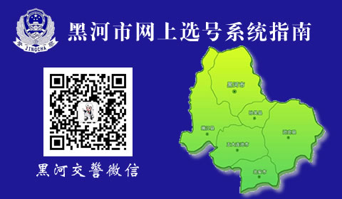 黑河新车网上选号上牌指南
