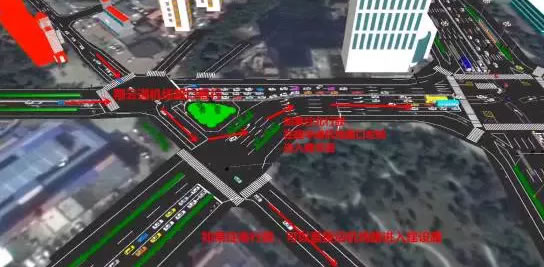 机场路、翔云道来车，要驶入建设路的