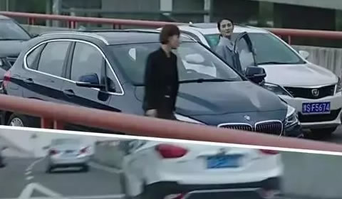 高架桥上换驾驶员