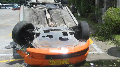 珠海女学员科目二考试7次未过，还将教练车开翻