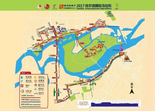 哈尔滨国际马拉松赛路线图,交通管制、 绕行提示全解!
