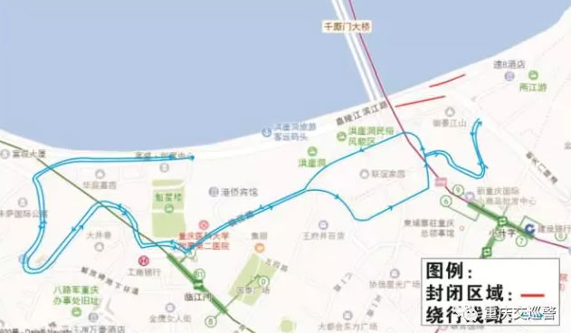 重庆嘉悦大桥、千厮门立交、新凤中立交、渝澳大桥近期有施工，途经请注意！