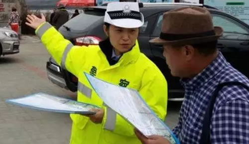 吉林交警长假坚守路面一线保畅通保平安