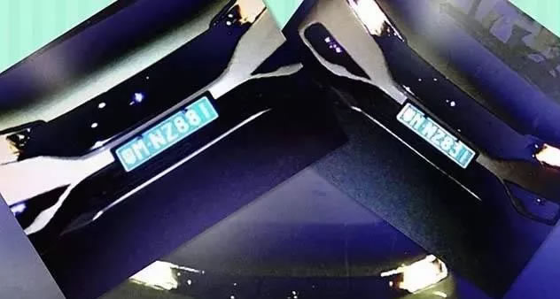 梅州一男子伪造车牌闯红灯，结果在兴宁被抓！