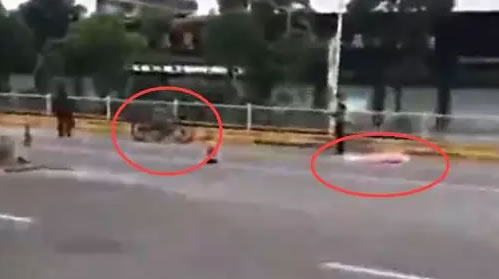 宾阳男子清晨驾车（桂 A37***）撞死环卫工人后摄于警方的强大压力自首！