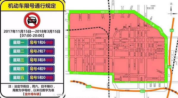 看图秒懂，安阳市车牌尾号限行规定！