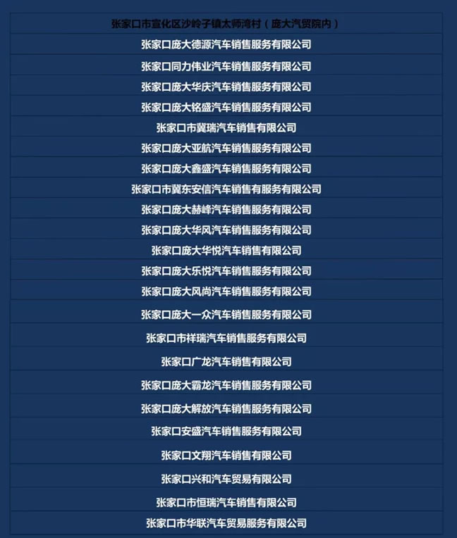 张家口车驾管业务新增网点，必收藏！