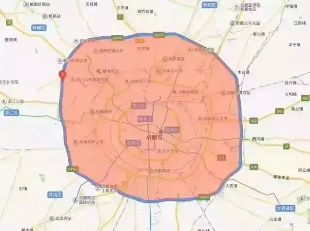 成都7日限行尾号3和8，8日限行尾号4和9，限行范围绕城内所有道路！