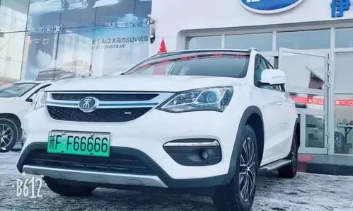 伊犁首张新能源车牌“新FF66666”