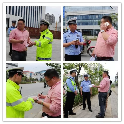 柳州街头一挂着“特殊警务”车牌的越野车大胆违章，结果悲催了