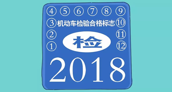 核查机动车安全技术检验合格标志