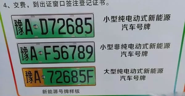 666车牌能变色啦，平顶山新能源车牌号10日启用