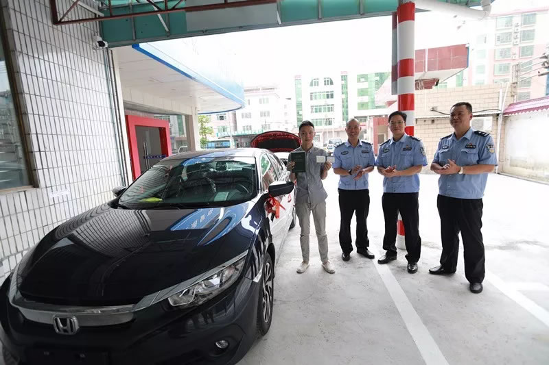 陂头买新车老乡有福了，在连平车管所就上牌了