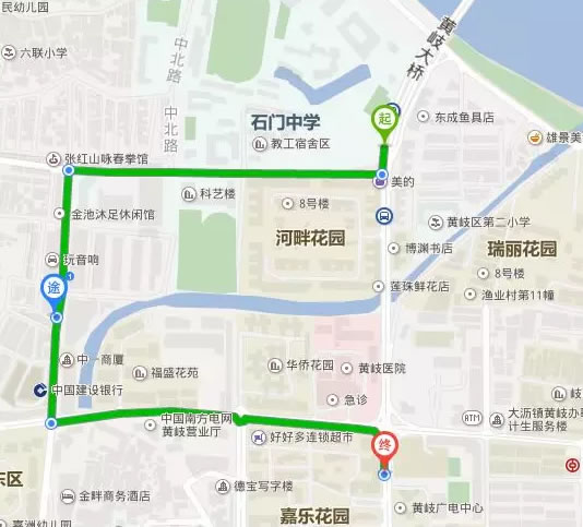 黄岐大桥南行车辆建议绕行