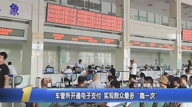 临沂车管所开通电子支付，让群众最多“跑一次”