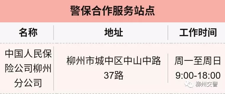 柳州车管所柳南工作站取消! 全市最新车驾管业务网点地址!