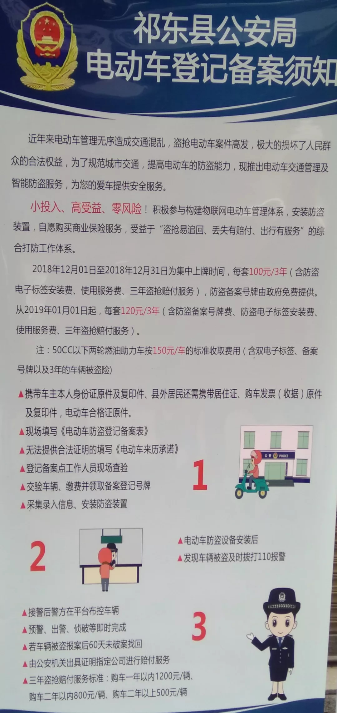 祁东电动车上牌备案须知及上牌地点！