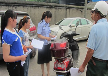 华蓥流动车管所到家门口为两轮车上牌