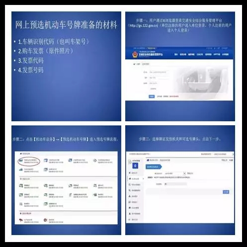 第二步：到“平台”上进行预选“靓号”